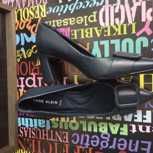 Navy Blue Anne Klein Heels